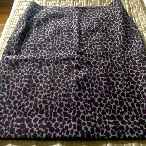 Talbots print skirt size 14